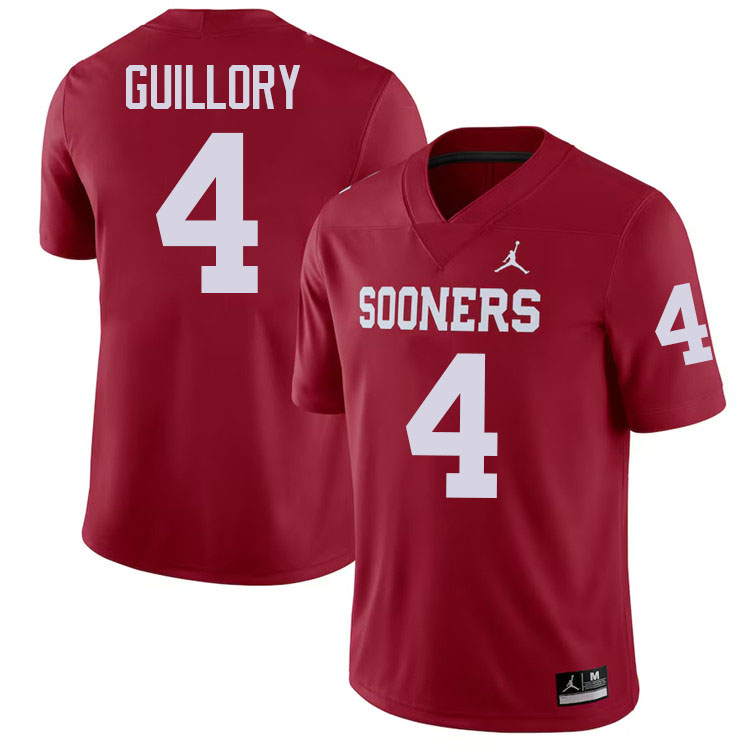 Courtland Guillory Oklahoma Sooners Jersey,Oklahoma Sooners Football Uniforms,Jersey-Crimson